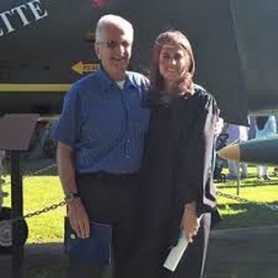 Kerry Sanders with his wife.